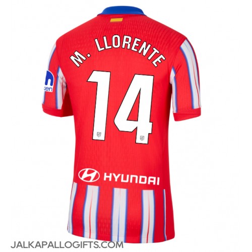 Atletico Madrid Marcos Llorente #14 Kotipaita 2024-25 Lyhythihainen